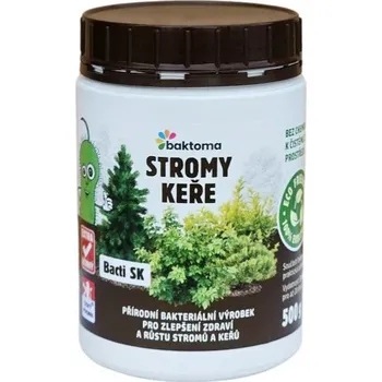 Čistič septiku a jímky Bacti SK - Stimulátor zdraví rostlin pro stromy a keře - 0,5 kg