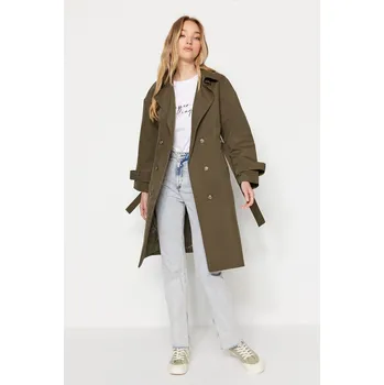 Dámský kabát Dámský kabát Trendyol Trendyol kaki 1442588