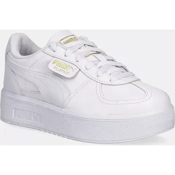 Pánské tenisky Kožené tenisky Puma Palermo Elevata Lth Wns 400461 bílá 00A, EUR 37.5