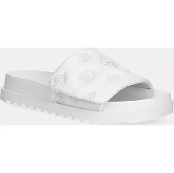 Dámské pantofle Pantofle Guess FABIO2 dámské, bílá barva, FLJFA2 ELE19 FLJFA2.ELE19.WHITE 00X, EUR 40