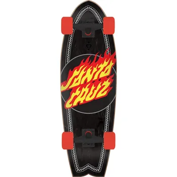 Longboard SANTA CRUZ cruiser - Flame Dot Check (152666) velikost: 8.81in x 27.69in