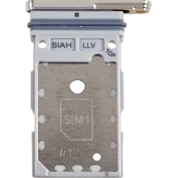 Držák SIM Samsung S918B Galaxy S23 Ultra 5G Cream bílý originální