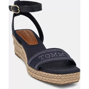 Dámské sandále Sandály Tommy Hilfiger TOMMY HILFIGER ESPAD MID WEDGE FW0FW08805 námořnická modř 59X, EUR 38