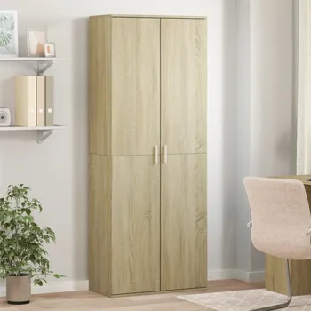 Policová skříň vidaXL Skříň highboard 70 x 35 x 180 cm kompozitní dřevo [3276660] Barva: dub sonoma