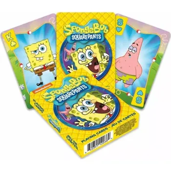 Pokerová karta SpongeBob v kalhotách Hrací karty Spongebob Cartoon