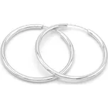 Náušnice kruhy z bílého zlata 0,80g