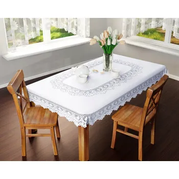 ubrus ŽAKÁROVÝ UBRUS NA STŮL BÍLÝ 110 CM x 155 CM