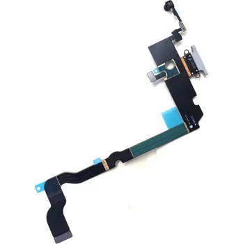 Flex kabel Apple iPhone XS Max Lightning konektor White bílý mikrofon