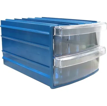 Úložný box STOHOVACÍ KRABIČKY NA SOUČÁSTKY 155x111x95mm | 1 RÁM | 2 ŠUPLÍKY