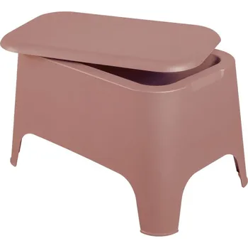 Zahradní stůl TOOMAX PETRA plastový stůl+box - růžová