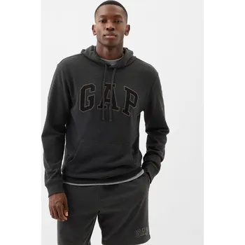 Pánská mikina GAP Mikina s logem a kapucí - Pánské GAP černá 2646667