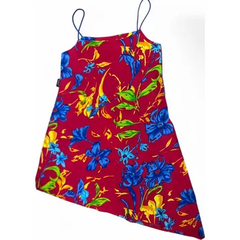 Dívčí šaty Červené šaty na ramínka 146,152,164, velikost 164, Barva červená, Složení materiálu 100% Bavlna