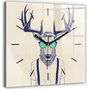 Hodiny Nástěnné hodiny Wallfluent béžové 30 cm