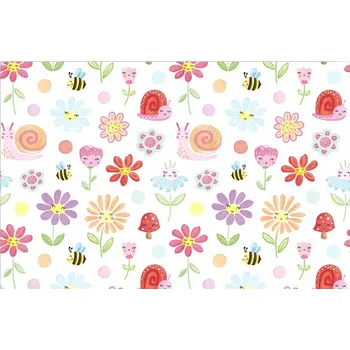 prostírání Prostírání plastové Šnečci + včelky 28 x 43cm 1000681