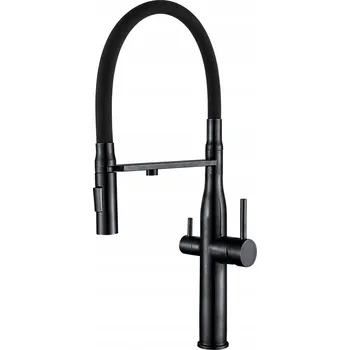 Vodovodní baterie Kuchyňská stojánková baterie WEZER LUX černá