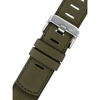 Řemínek na hodinky Kožený řemínek Morellato BIT 6084E39.070 M, zelený