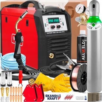 Svářečka POLOAUTOMAT IDEAL EXPERT MIG 250 4X4 PFC MMA TIG LIFT 230V 250A SYNERGIE