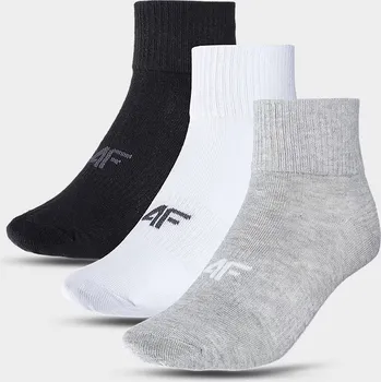 Pánská móda Dětské ponožky casual 4F 3-pack 4F bílá 3054794