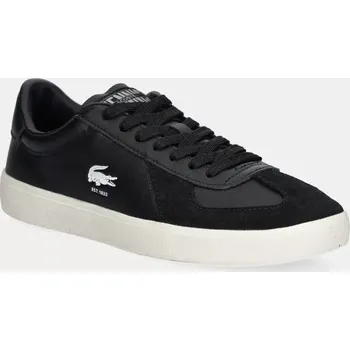 Pánské tenisky Kožené tenisky Lacoste BASESHOT PRO 49SMA0063 černá 99X, EUR 44