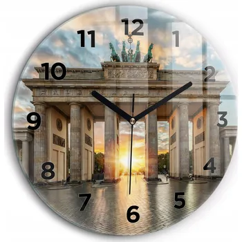 Hodiny Nástěnné hodiny Wallfluent žluté 60 cm