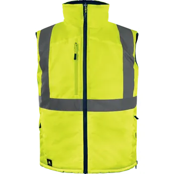 reflexní vesta Reflexní zateplená oboustranná vesta Delta Plus FIDJI 3 Barva: Oranžová, Velikost: 2XL