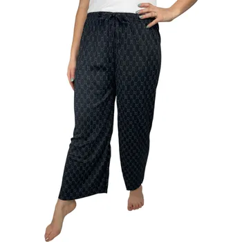 Dámské kalhoty NOVINKA- Stylové volné kalhoty - černé