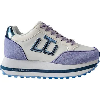 Dámské tenisky Bílé tenisky na platformě Gai Mattiolo Bianco Lilac Velikost: 35