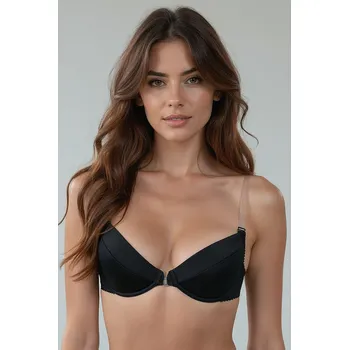 Podprsenka Podprsenka Vivisence 1012/1 - Push - up Barva: Černá, Velikost: 75D