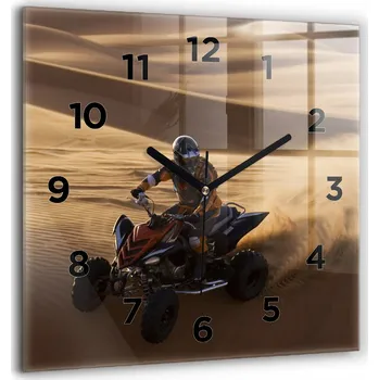 Hodiny Nástěnné hodiny Wallfluent hnědé 60 cm