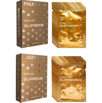 Maxymova SUPREME sada na laminaci řas a obočí (5×krok 1 + 5×krok 2) – sáčky