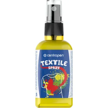 Výtvárné potřeby Textile spray - žlutá - 110 ml - 1139