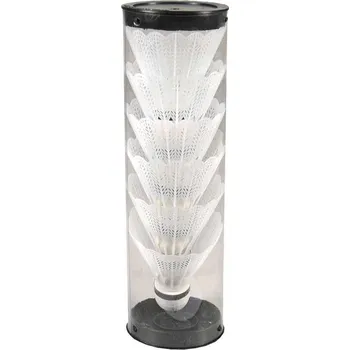 Badminton Košíčky na badminton set 6ks bílé 7,5cm v plastové tubě