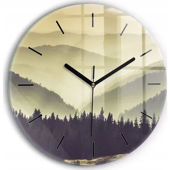 Hodiny Nástěnné hodiny Wallfluente černé 30 cm