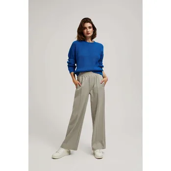 Dámské kalhoty DÁMSKÉ KALHOTY Moodo modrá | bílá | šedá 2513402