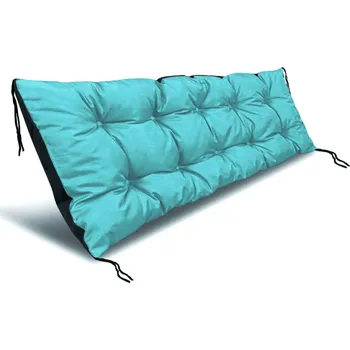 Podsedák Prošívané sezení na lavici WILSON color 51 tyrkysová různé rozměry, polstr na zahradní lavici - sedák Mybesthome Rozměr: 120x50 cm