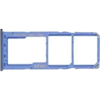 Držák SIM microSD Samsung A217 Galaxy A21s Blue modrý originální