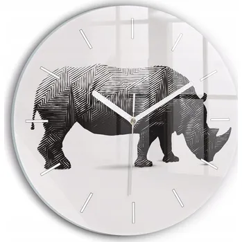 Hodiny Nástěnné hodiny Wallfluente černé 30 cm