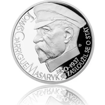 Česká mincovna Stříbrná medaile Českoslovenští prezidenti - T. G. Masaryk proof 31.1 g