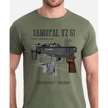 Pánské tričko STRIKER Tričko SAMOPAL vz.61 ŠKORPION Barva: Olivová, Velikost: M