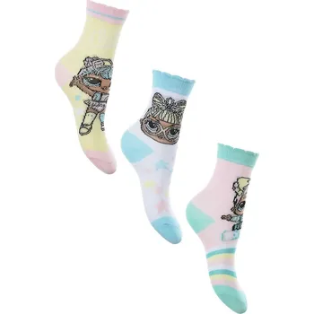 L.O.L. Surprise 3 páry dívčí ponožky L.O.L. Velikost: 23-26