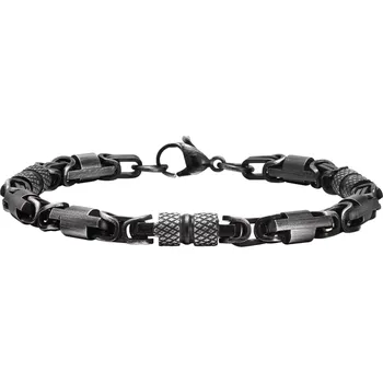 Náramek Náramek z chirurgické oceli Byzantine Chain Gray