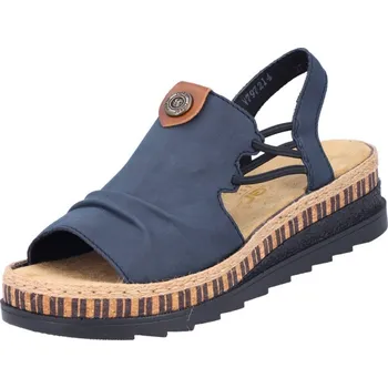 Dámské sandále RIEKER Dámské modré sandále RIEKER, model V7972-14 Velikost: 41