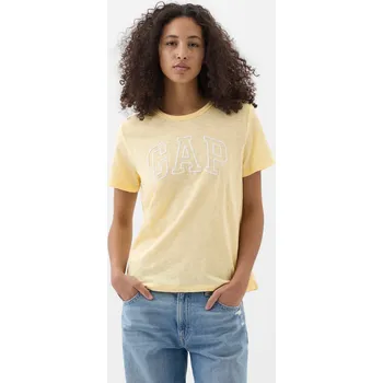 Oblečení a móda GAP Tričko s logem - Dámské GAP krémová 2646691