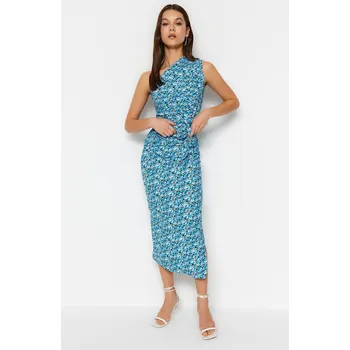 Dámské šaty Dámské šaty Trendyol Trendyol modrá | šedá | světle modrá 2186990