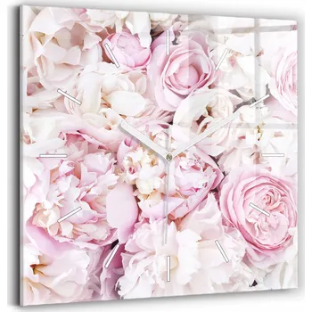 Hodiny Nástěnné hodiny Wallfluent bílé 30 cm