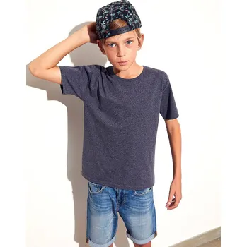 Dámské tričko Grey children's t-shirt in combed cotton Fruit of the Loom Fruit of the Loom šedá 2450358