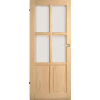 Interiérové dveře Drewal Dřevěné Dveře z masivního dřeva borovice prosklené Iberia-61 drewfilip