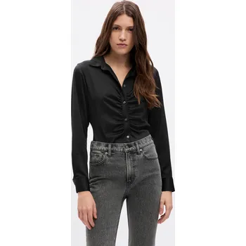 Dámská košile GAP Saténová košile - Dámské GAP černá 2570406