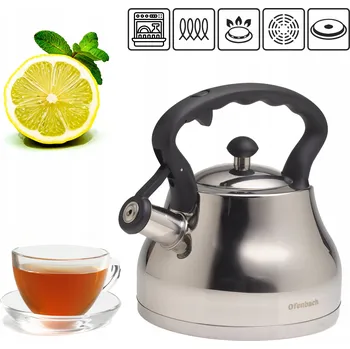 Varná konvice Konvice tradiční ocelová Ofenbach 2,7 l šedá