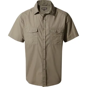 Pánská košile Pánská košile Craghoppers Kiwi Short Sleeved Shirt Velikost: XL / Barva: hnědá
